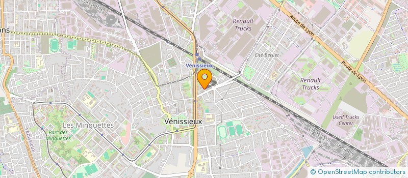 localisation de l'entreprise INDIVISION COURBIERE-MANDYEV  VENISSIEUX