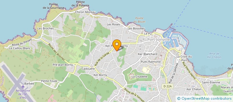 localisation de l'entreprise INDIVISION COURBOT DERVEAUX  L'ILE-D'YEU