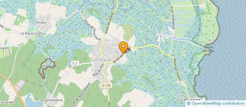 localisation de l'entreprise INDIVISION COURDAVAULT  DOLUS-D'OLERON