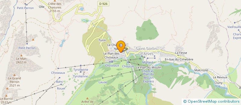 localisation de l'entreprise INDIVISION COURILLEAU  SAINT-SORLIN-D ARVES