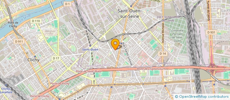 localisation de l'entreprise INDIVISION COURONNE  SAINT-OUEN-SUR-SEINE