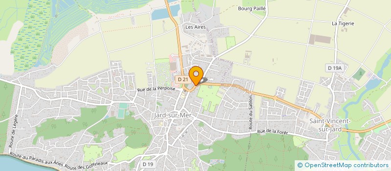 localisation de l'entreprise INDIVISION COURTOIS  SAINT-VINCENT-SUR-JARD