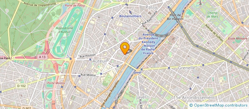 localisation de l'entreprise INDIVISION COUSTILLIER/HURET  PARIS