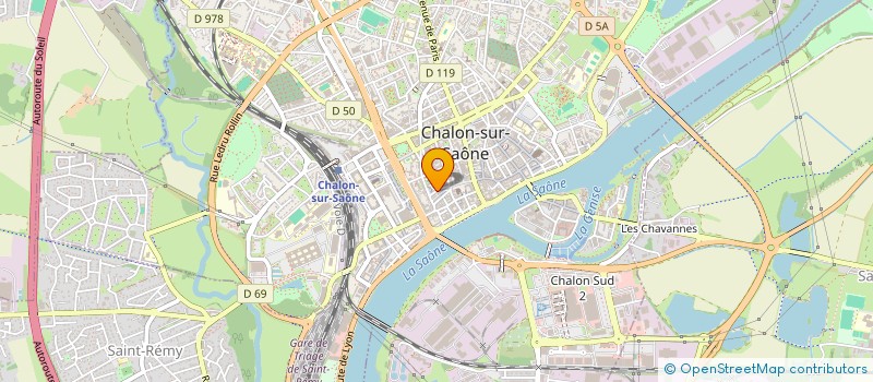 localisation de l'entreprise INDIVISION COUSTY - LUDGER DELEPINE à CHALON-SUR-SAONE
