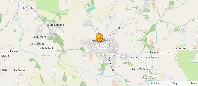 localisation de l'entreprise INDIVISION COUTANT DAVID  NOTRE-DAME-DES-LANDES