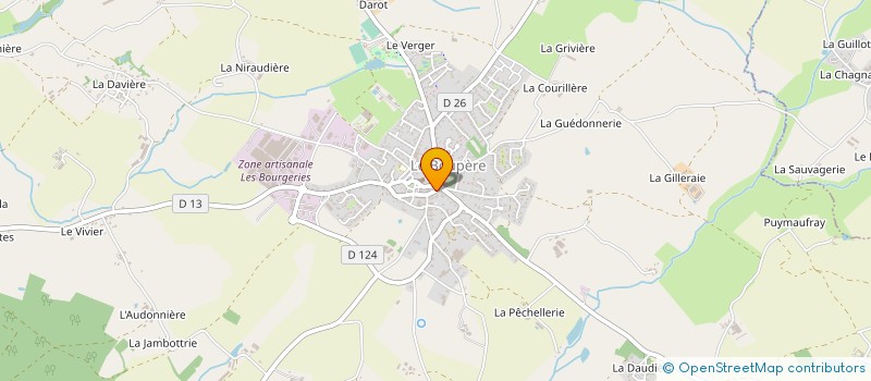 localisation de l'entreprise INDIVISION COUTANT-LESPIAUC à LE BOUPERE
