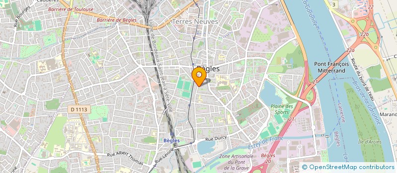 localisation de l'entreprise INDIVISION COUTINHO à BEGLES