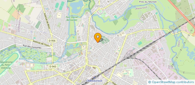 localisation de l'entreprise INDIVISION COUTRE  CHATEAUROUX