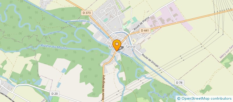 localisation de l'entreprise INDIVISION COUTROT  MERY-SUR-SEINE