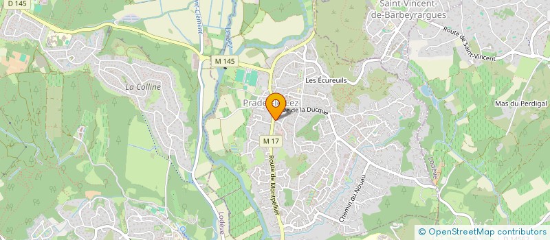 localisation de l'entreprise INDIVISION COUZIN  PRADES-LE-LEZ