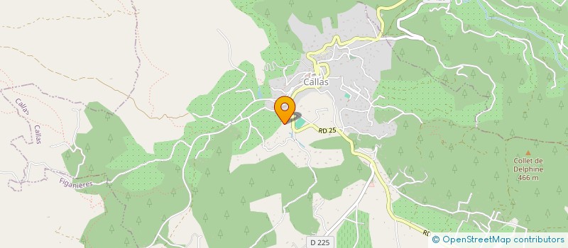 localisation de l'entreprise INDIVISION CRAIG & CLARE COURTNEY  CALLAS