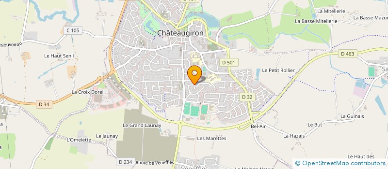 localisation de l'entreprise INDIVISION CRAMBERT SIMON  CHATEAUGIRON