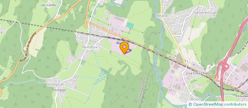 localisation de l'entreprise INDIVISION CRAUSAZ  NURIEUX-VOLOGNAT