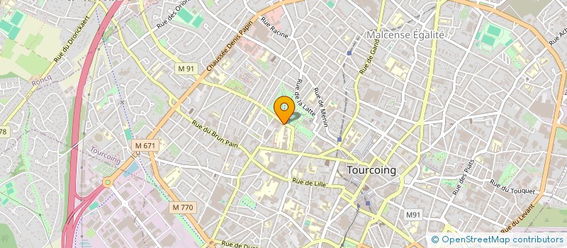 localisation de l'entreprise INDIVISION CRAVEIRO / NIRDOL  TOURCOING