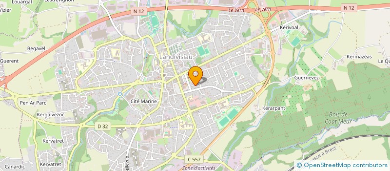 localisation de l'entreprise INDIVISION CREAC'H SEMENOU - LOCATION MEUBLEE  LANDIVISIAU