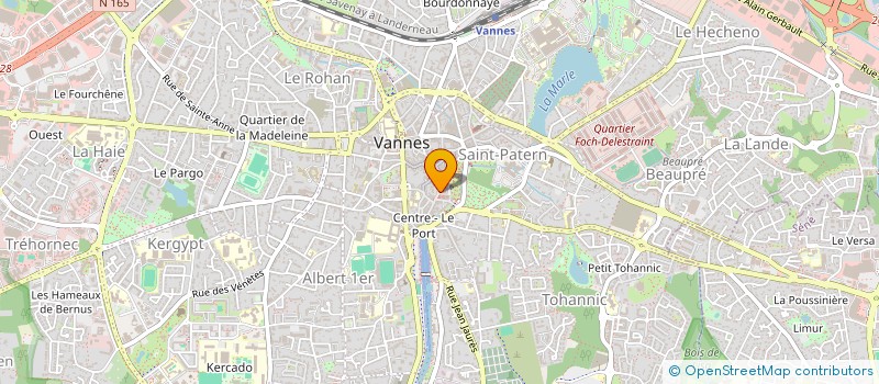 localisation de l'entreprise INDIVISION CREDEY-LE MARIGNIER à VANNES