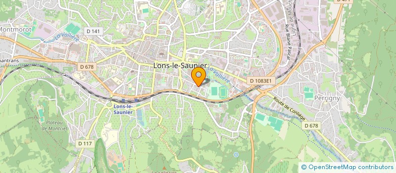localisation de l'entreprise INDIVISION CREDOZ  LONS-LE-SAUNIER