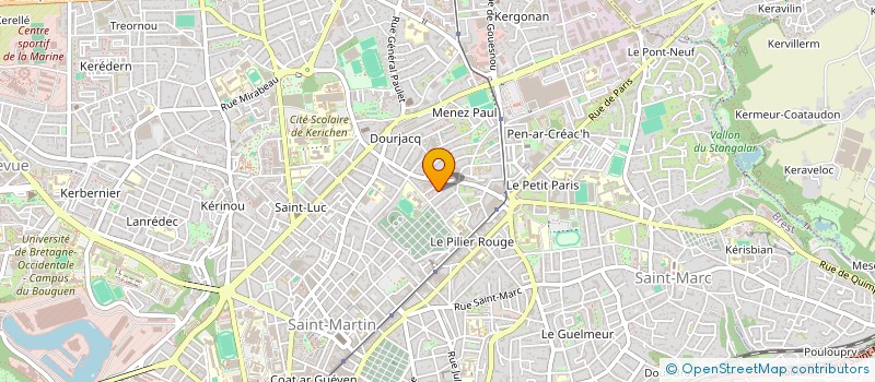 localisation de l'entreprise INDIVISION CRENN GUYADER à BREST