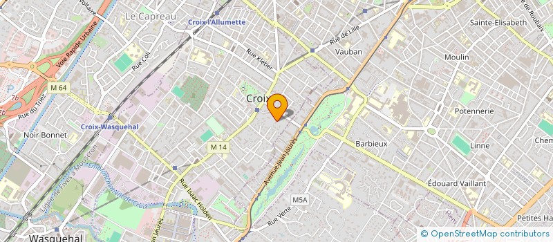 localisation de l'entreprise INDIVISION CREPELLE-DECOCK à CROIX