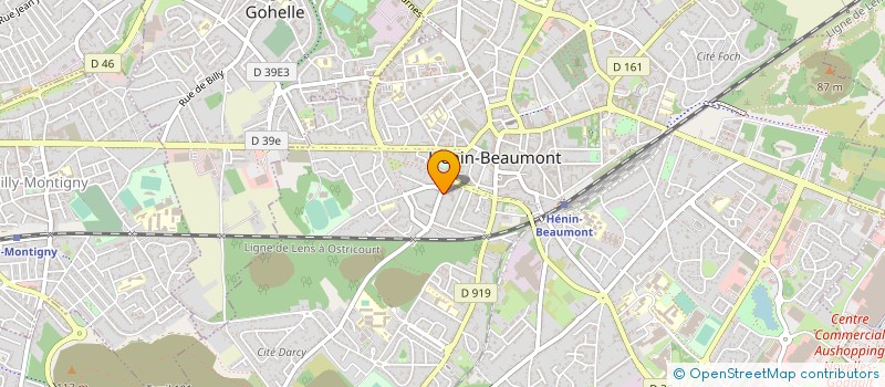 localisation de l'entreprise INDIVISION CREPIN à HENIN-BEAUMONT