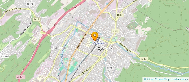 localisation de l'entreprise INDIVISION CRESPO à OYONNAX