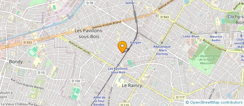 localisation de l'entreprise INDIVISION CRESPO  LES PAVILLONS-SOUS-BOIS