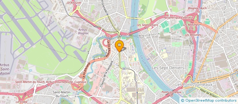 localisation de l'entreprise INDIVISION CRISON OLIVIER ET MARYLINE à TOULOUSE