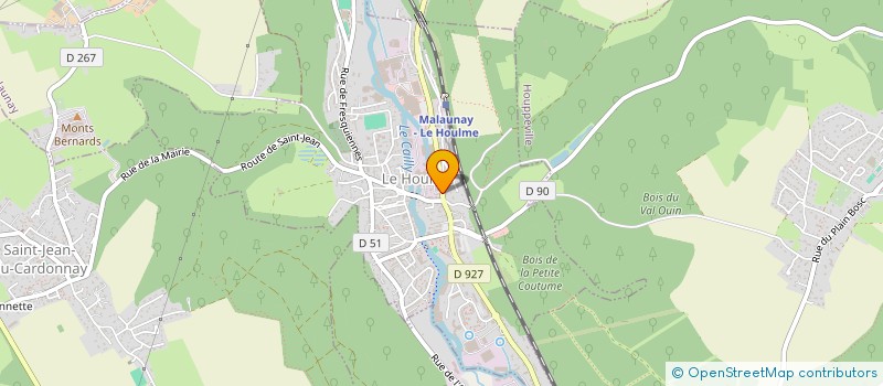 localisation de l'entreprise INDIVISION CRISTANTE BRANA  LE HOULME