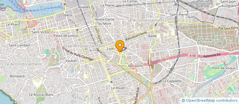 localisation de l'entreprise INDIVISION CRISTIANO-GASTAUD à MARSEILLE