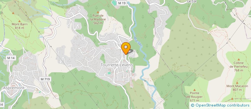 localisation de l'entreprise INDIVISION CRISTINI-SALERNO  TOURRETTE-LEVENS