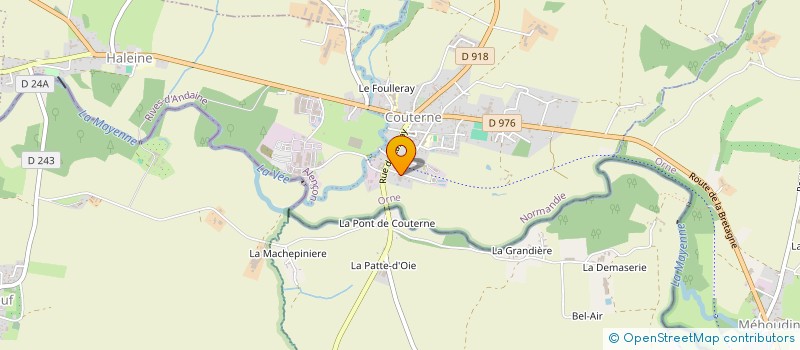 localisation de l'entreprise INDIVISION CROISSANT à RIVES D'ANDAINE