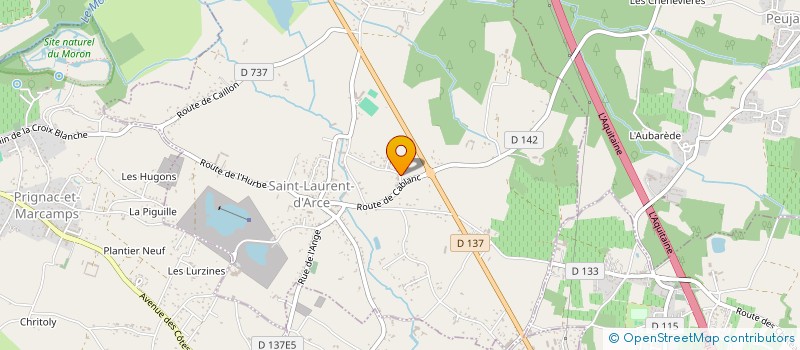 localisation de l'entreprise INDIVISION CROISY LARCON  SAINT-LAURENT-D'ARCE