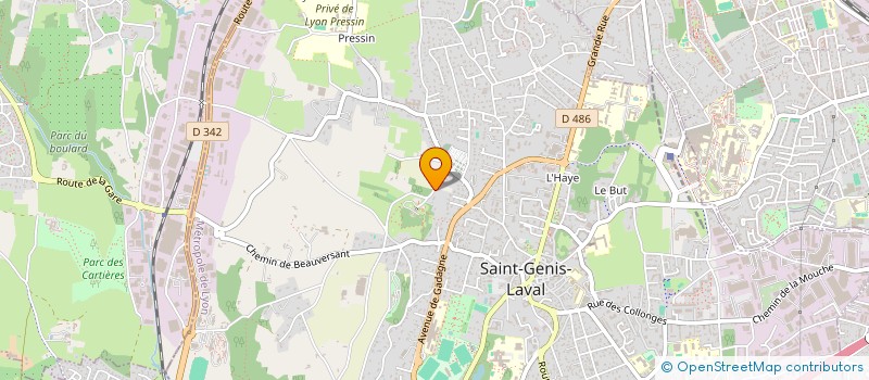 localisation de l'entreprise INDIVISION CROIX ROUGE  SAINT-GENIS-LAVAL