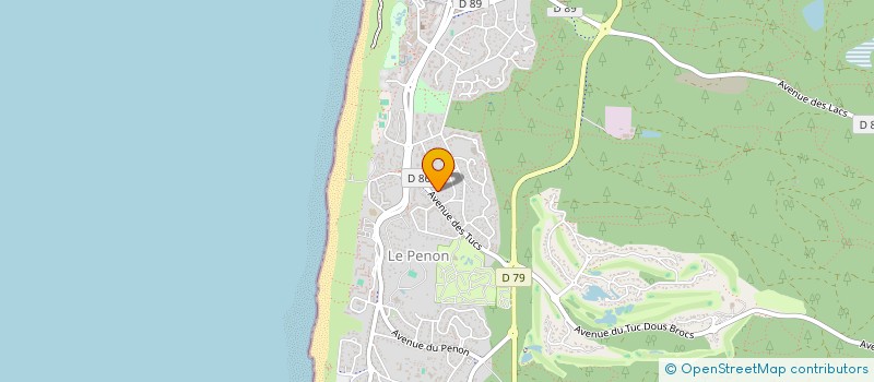 localisation de l'entreprise INDIVISION CROS TRESSENS  SEIGNOSSE