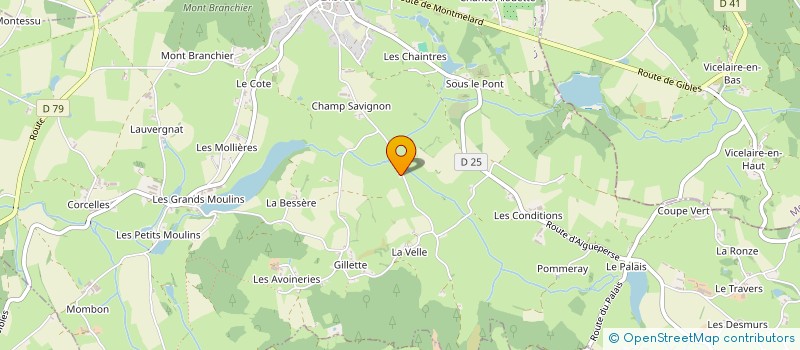 localisation de l'entreprise INDIVISION CROZIER-MALATIER  GIBLES