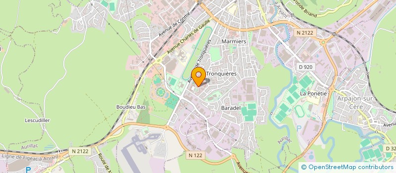 localisation de l'entreprise INDIVISION CRUZ ROBERT à AURILLAC