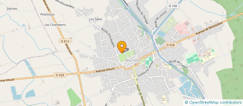 localisation de l'entreprise INDIVISION CRUZEL JEAN-PAUL ET PATRICIA  MONTECH