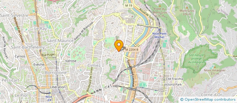 localisation de l'entreprise INDIVISION CUDEVILLE BLASCO à NICE
