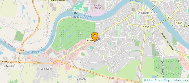 localisation de l'entreprise INDIVISION CUEILLE / LEYMARIE à BERGERAC