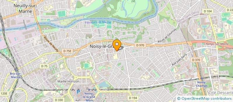 localisation de l'entreprise INDIVISION CUENIN - LE GOFF à NOISY LE GRAND