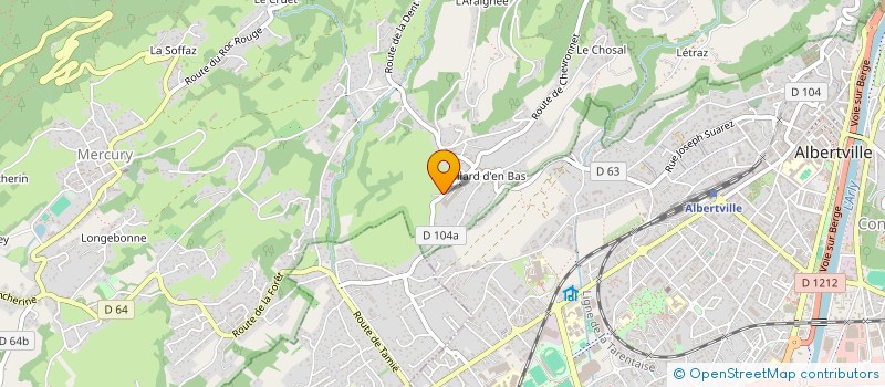 localisation de l'entreprise INDIVISION CURRIVAND/GOMES  MERCURY