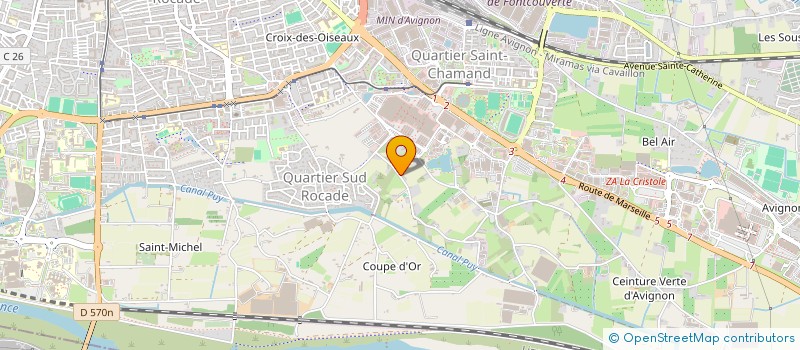 localisation de l'entreprise INDIVISION CUSCUSA / APRIN  AVIGNON