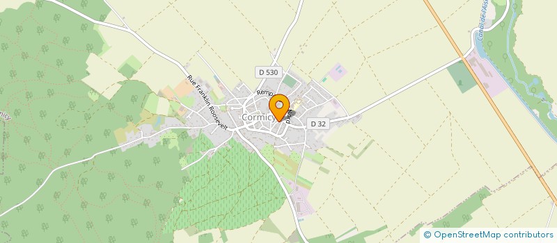 localisation de l'entreprise INDIVISION CUSSE HOCHET  CORMICY