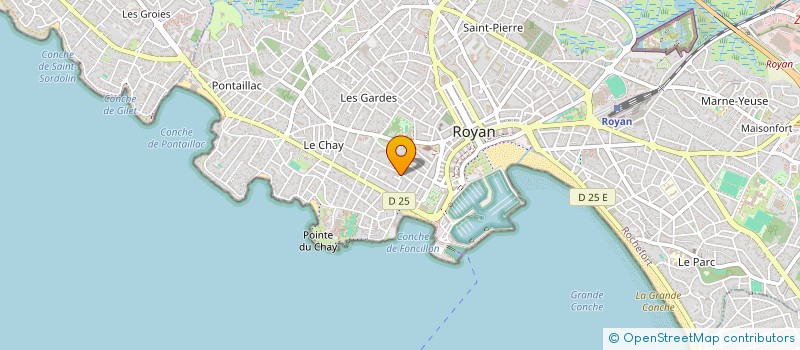 localisation de l'entreprise INDIVISION CUVELETTE, SALEMBIEN ET POLLET  ROYAN