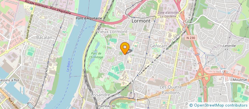 localisation de l'entreprise INDIVISION CYRIL ET SEBASTIEN MEDINA  LORMONT