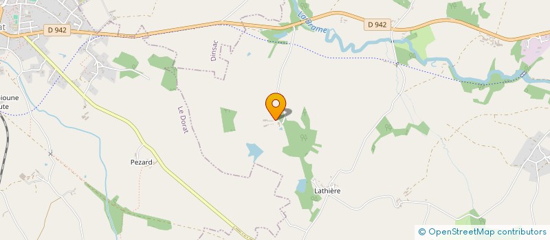 localisation de l'entreprise INDIVISION D'ABADIE  MAGNAC-LAVAL