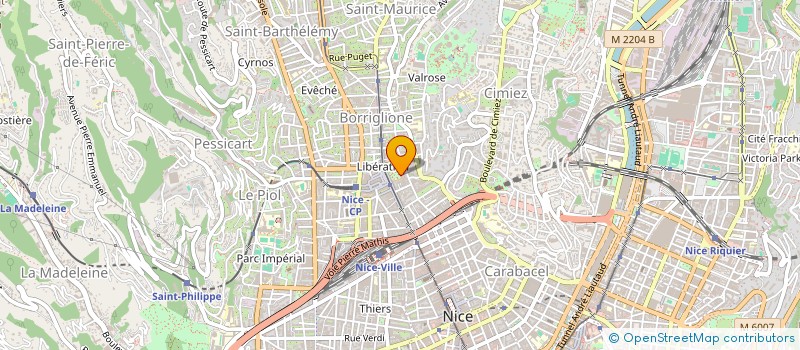 localisation de l'entreprise INDIVISION D'ADDIO à NICE