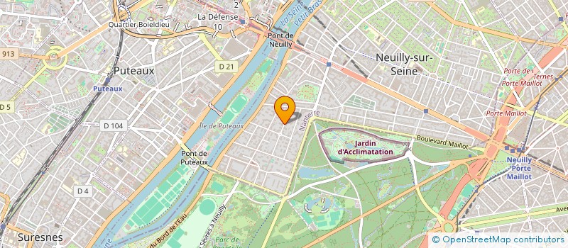 localisation de l'entreprise INDIVISION D'AINVAL à NEUILLY-SUR-SEINE
