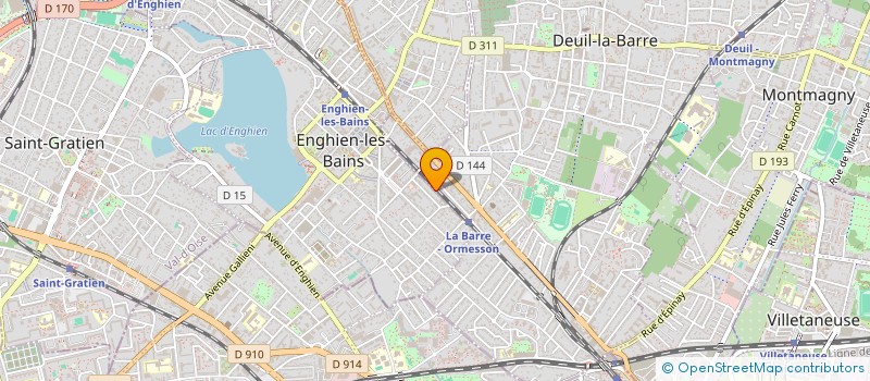 localisation de l'entreprise INDIVISION D'ALESSIO-KOTSIAS  ENGHIEN-LES-BAINS