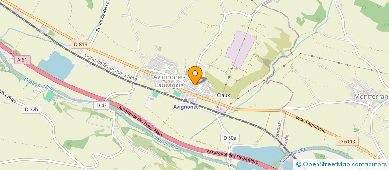 localisation de l'entreprise INDIVISION D'AMELIO-MINGUEZ BLAS  AVIGNONET-LAURAGAIS